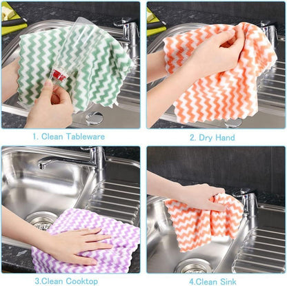 Mikrofaser Reinigungstücher 12er Set Küche Putzlappen Universal