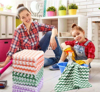 Mikrofaser Reinigungstücher Universal 12er Set 25x25cm Küche Putzlappen