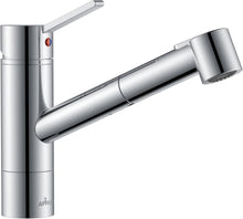 Moderne Hochdruck Küchenarmatur mit ausziehbarer Spülbrause Chrom