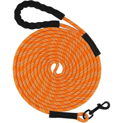 Taglory Schleppleine 10m für Hunde | Nylon Reflektierend