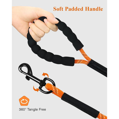 Taglory Schleppleine 10m für Hunde | Nylon Reflektierend