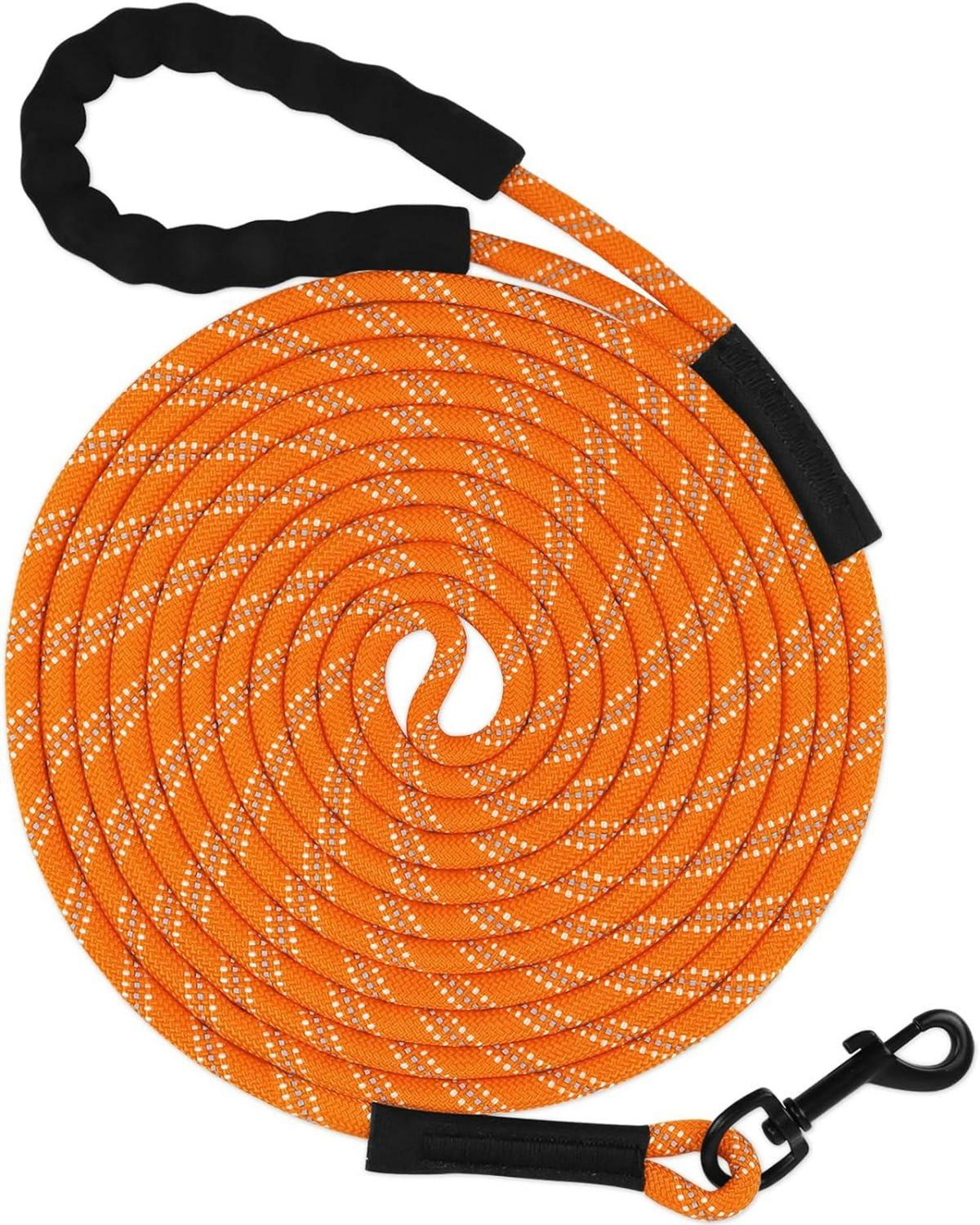 Taglory Schleppleine 10m Hundeleine Reflektierend Gepolsterter Griff