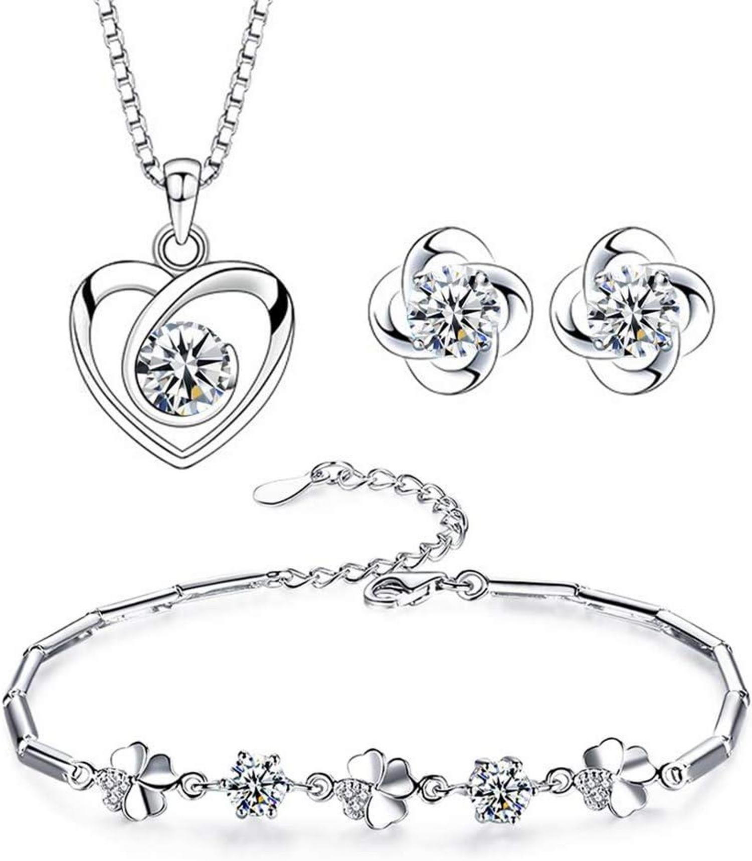 Josfeva Damen Schmuckset Silber 925 mit