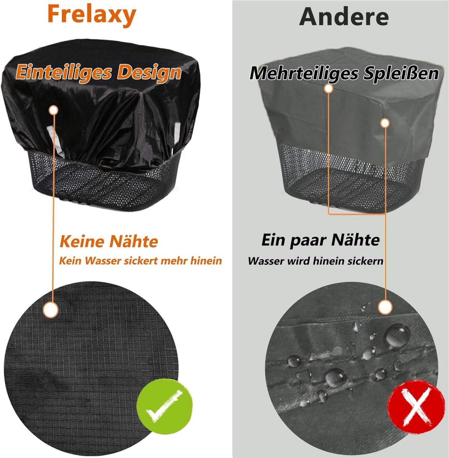 Fahrrad Korbabdeckung wasserdicht mit Reflektorstreifen, Regenschutz