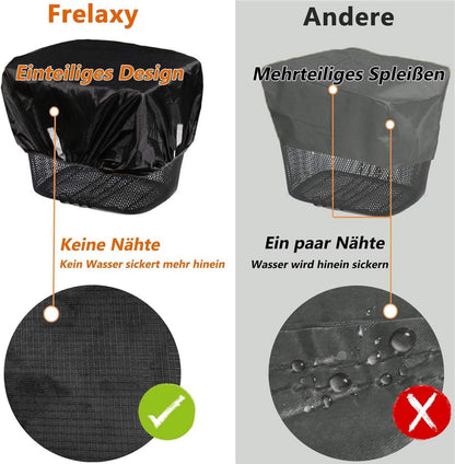 Fahrrad Korbabdeckung wasserdicht mit Reflektorstreifen, Regenschutz