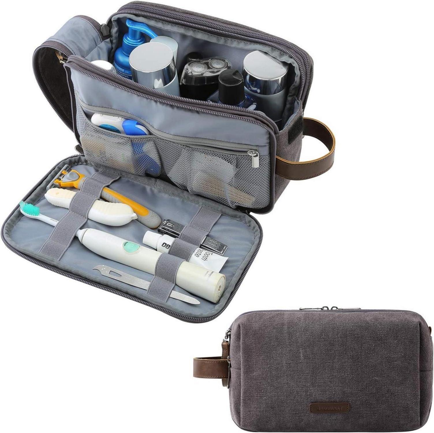 Kulturtasche Nylon wasserdicht 5,2L Doppelreißverschluss