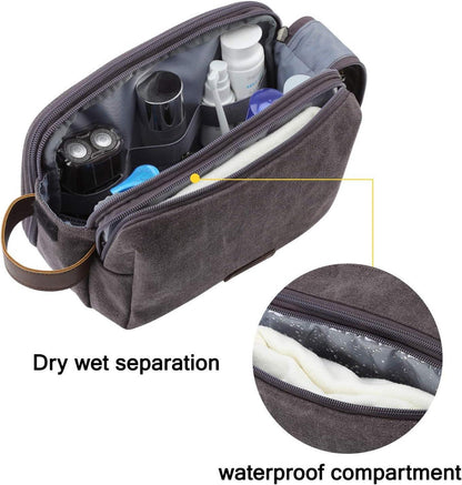 Kulturtasche Nylon wasserdicht 5,2L Doppelreißverschluss