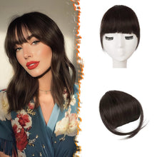 Echthaar Clip-in Pony, Dunkleres Braun, Dick Pony Extensions, Fringe