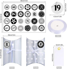 Adventskalender zum Selber Basteln und Befüllen mit 24