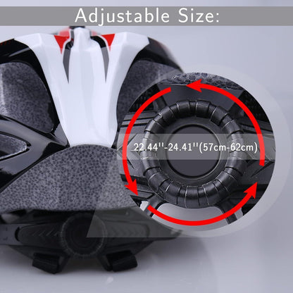 Fahrradhelm Herren Damen Visier Abnehmbar EPS PC MTB Helm 18