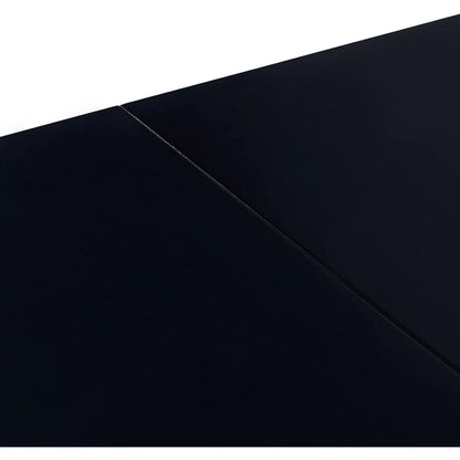 Esszimmergruppe Schwarz-Grau: Tisch (110cm) + 4 Stühle