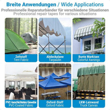 Transparentes PVC-Zelt Klebeband 8CM x 5M - Wasserdicht