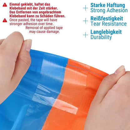 Transparentes Zelt Klebeband 5M x 8CM - Wasserdichtes Reparaturband