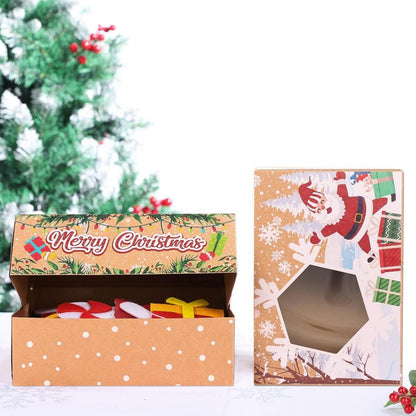 Cabilock Weihnachts Kekskästen Boxen Geschenkbox Karton Plätzchen Set