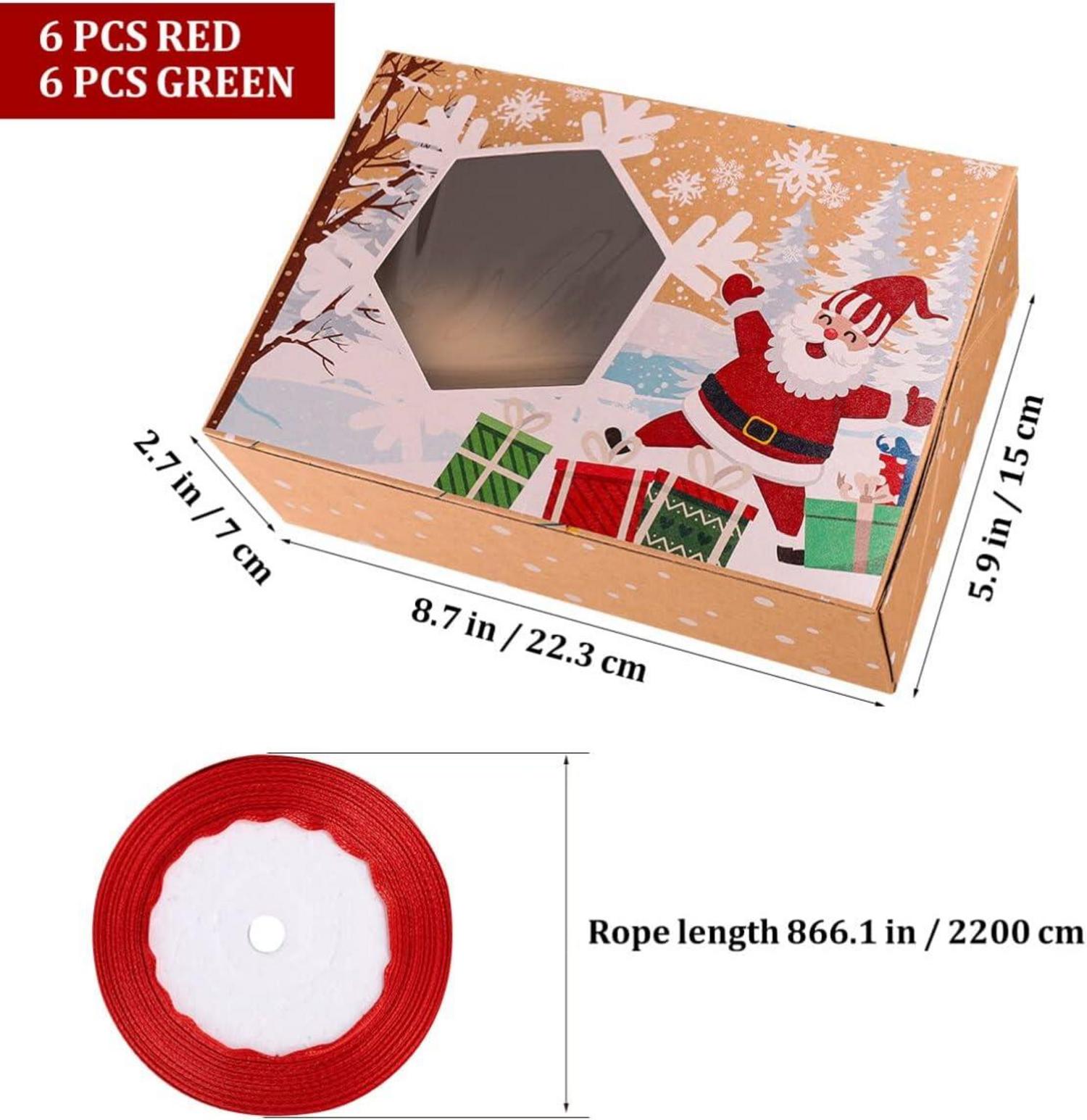 Weihnachts Keksdose Boxen Set Geschenkbox Plätzchen Verpackung