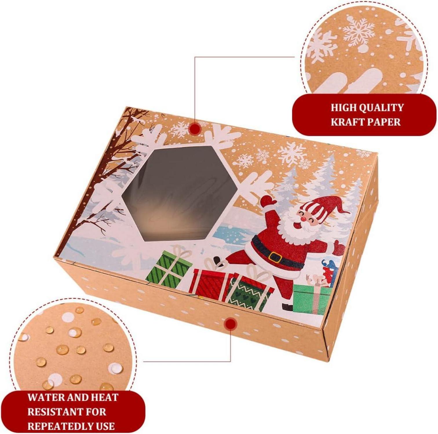 Weihnachts Kekskästen Boxen Geschenkbox Karton Plätzchen verpackung