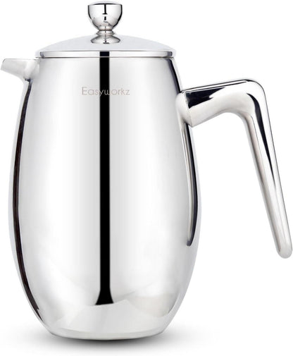 Französische Presse 700ml doppelwandig isoliert Edelstahl