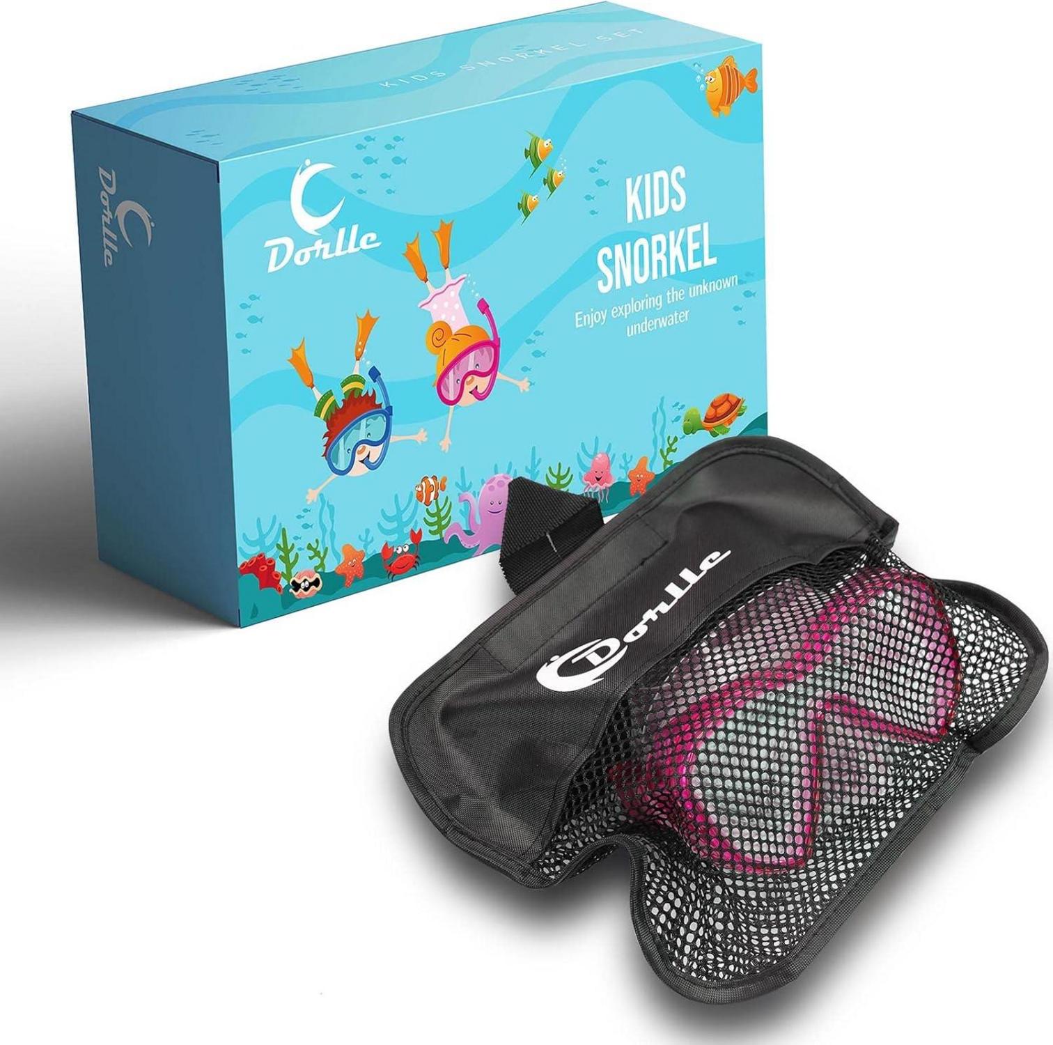 Kinder Tauchmaske Anti-Fog Schnorchelbrille Wasserdicht Schwimmbrille