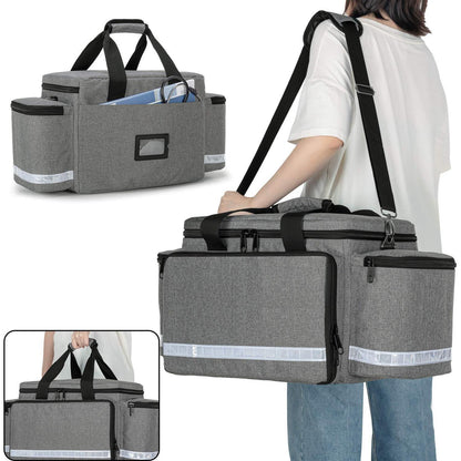 Professionelle Notfalltasche für Rettungskräfte – Grau