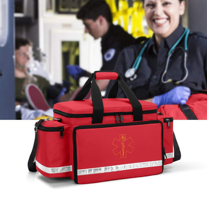 Professionelle Notfalltasche für Rettungskräfte – Rot