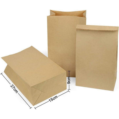 Adventskalender zum Befüllen, 24 Kraftpapiertüten Schwarz