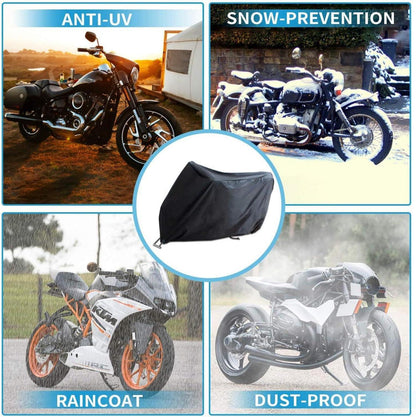 Motorradabdeckung wasserdicht 190T Oxford Outdoor 245x105x125 cm
