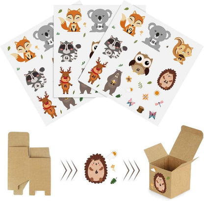 Adventskalender zum Befüllen 24 DIY Kisten