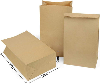 Adventskalender Kraftpapiertüten mit Zahlen Aufkleber & Klammern