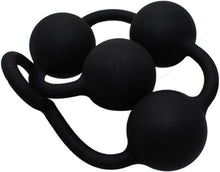 Silikon Anal Kette mit 4 Kugeln Ø 40 mm Analkugeln
