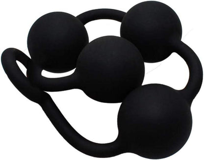 Silikon Anal Kette mit 4 Kugeln Ø 40 mm Analkugeln