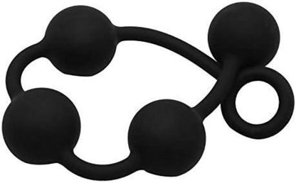 Silikon Anal Kette Analkette mit 4 Kugeln Ø 40 mm Analkugeln Anus
