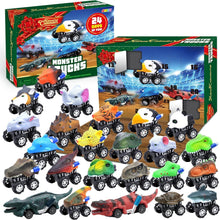 Adventskalender Kinder Weihnachten 24 Tage Monster Truck Spielzeug