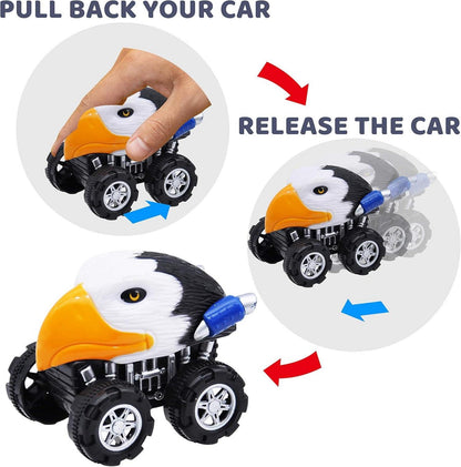 JOYIN Adventskalender Kinder Weihnachten Monster Truck Set