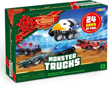 Adventskalender Kinder Weihnachten 24 Tage Countdown Monster Truck