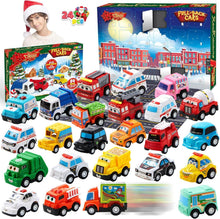 JOYIN Adventskalender Weihnachten 24 Tage Spielzeug Kinder Pull Back