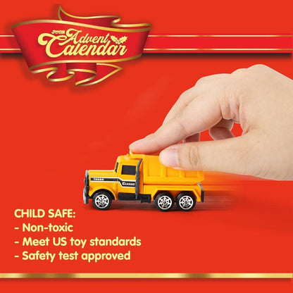 JOYIN Adventskalender Kinder Diecast Autos Baustellen