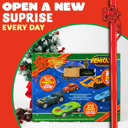 JOYIN Adventskalender 2024 Diecast Autos Baustellen Legierung