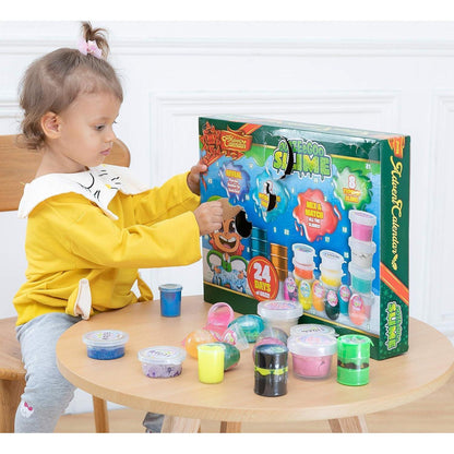 JOYIN Slime Adventskalender Weihnachten 24 Tage Countdown