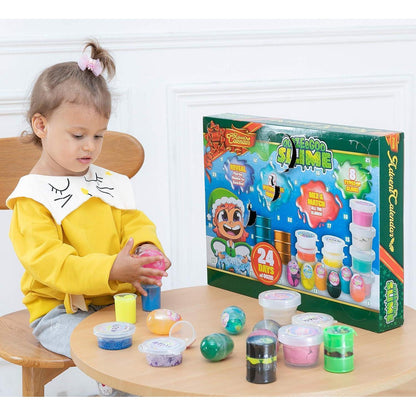 JOYIN Slime Adventskalender Weihnachten 24 Tage Countdown