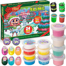 Slime Adventskalender für Kinder - 2024 Weihnachten 24 Tage Countdown