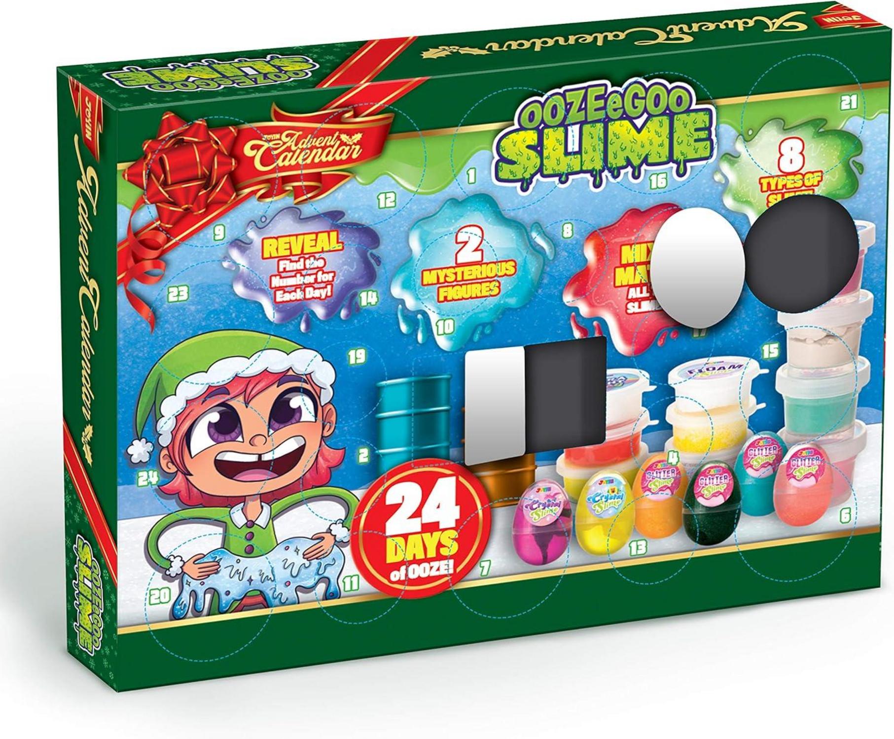 JOYIN Slime Adventskalender Weihnachten 24 Tage Countdown