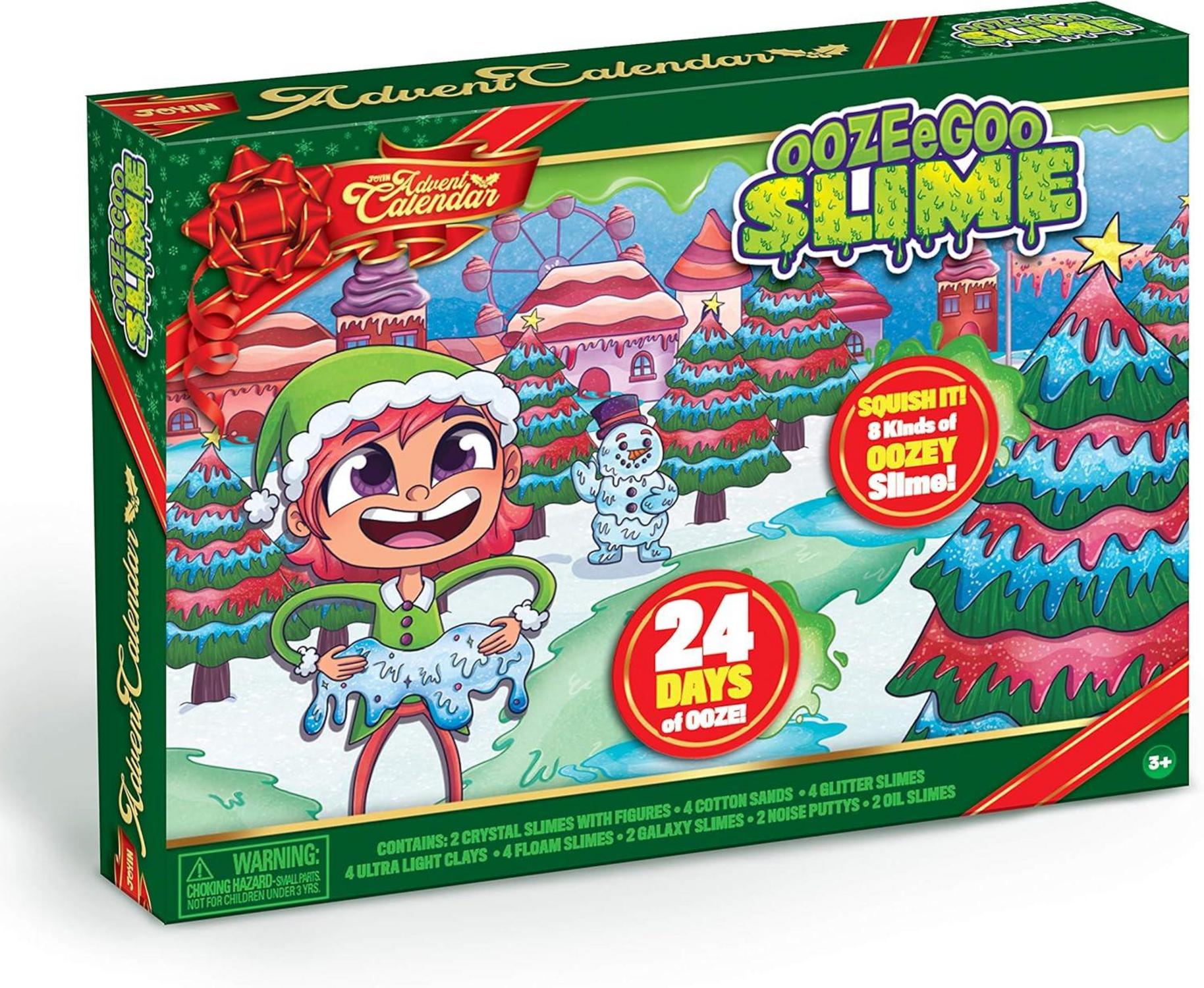DIY Slime Adventskalender Weihnachten 24 Tage Countdown Kit