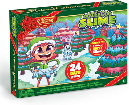 DIY Slime Adventskalender Weihnachten 24 Tage Countdown Kit