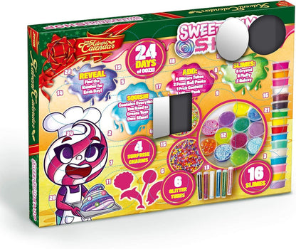 DIY Slime Adventskalender Adventskalender 24 Tage Countdown 24 Slime 8 Zubehör