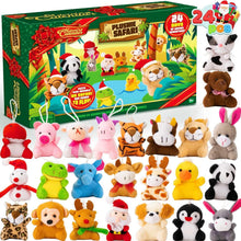 JOYIN Adventskalender Mini Tier Plüsch 24 Tage Countdown