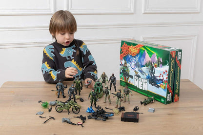 Adventskalender Kinder Weihnachten 24 Tage Spielzeug Militär Armee Mann