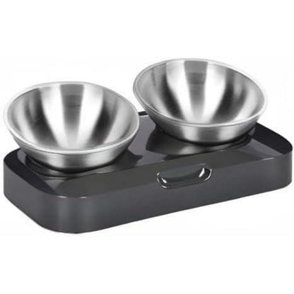 Katzennapf Edelstahl rutschfeste Silikonbasis