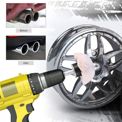 Polierscheiben Set 14 tlg. für Akkuschrauber Polieraufsatz