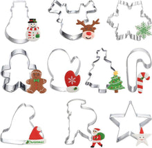 Weihnachts Ausstechformen Set 10-teilig Edelstahl sichere
