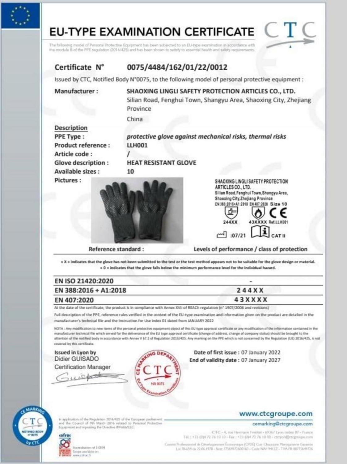 Grillhandschuhe hitzebeständig 800 Grad Küche BBQ Ofenhandschuhe Schwarz